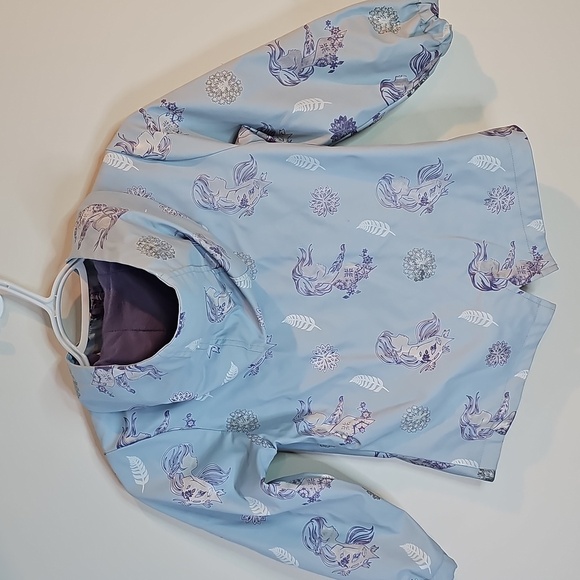 Disney Light Blue and Purple Size 6 Raincoat for Kids - Picture 4 of 8